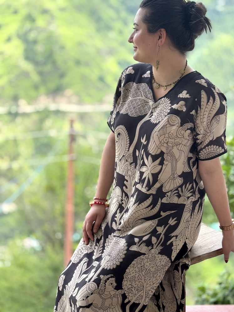 BLACK KALAMKARI