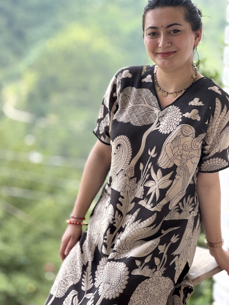 BLACK KALAMKARI