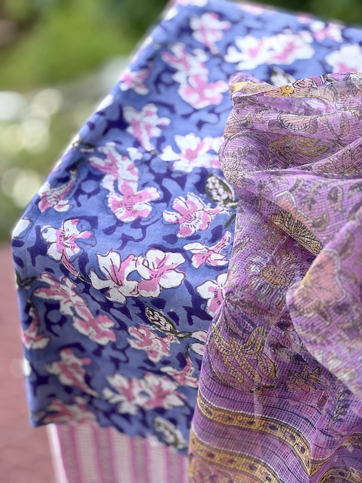 Cotton suit with kota dupatta 8