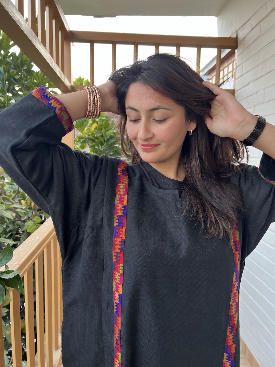 Pure wool Himachali pheran