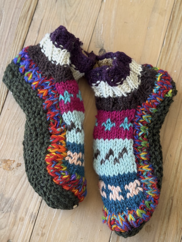 Ankle Sheep wool socks with fleece lining 10