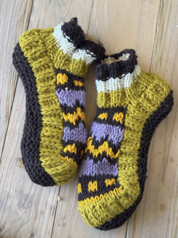 Image of Ankle Sheep wool socks with fleece lining 12