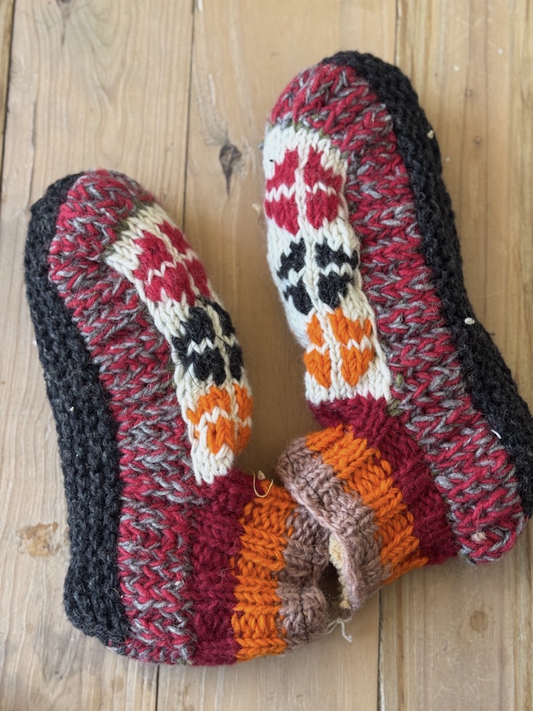 Ankle Sheep wool socks with fleece lining 13