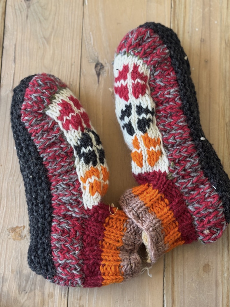 Image of Ankle Sheep wool socks with fleece lining 13