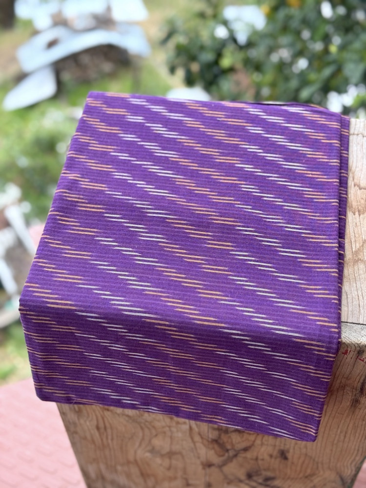 Image of Ikat handwoven cotton fabric 2.5 meters