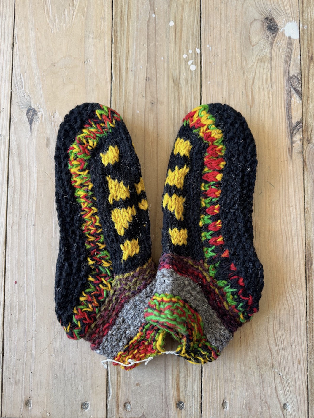 Ankle Sheep wool socks with fleece lining 8