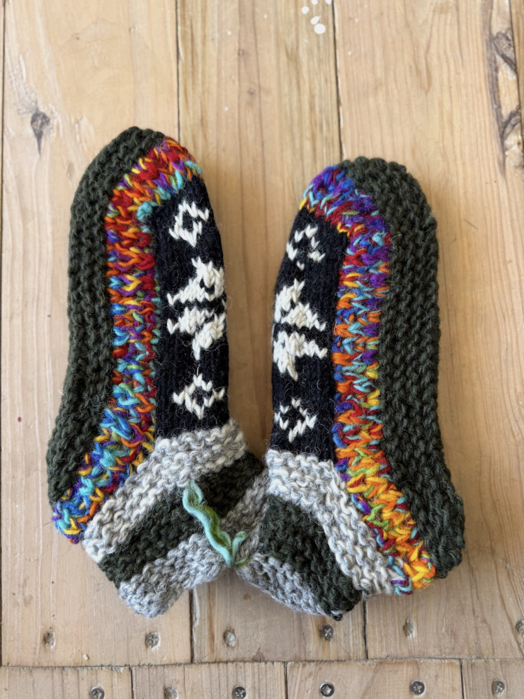 Image of Ankle Sheep wool socks with fleece lining 7