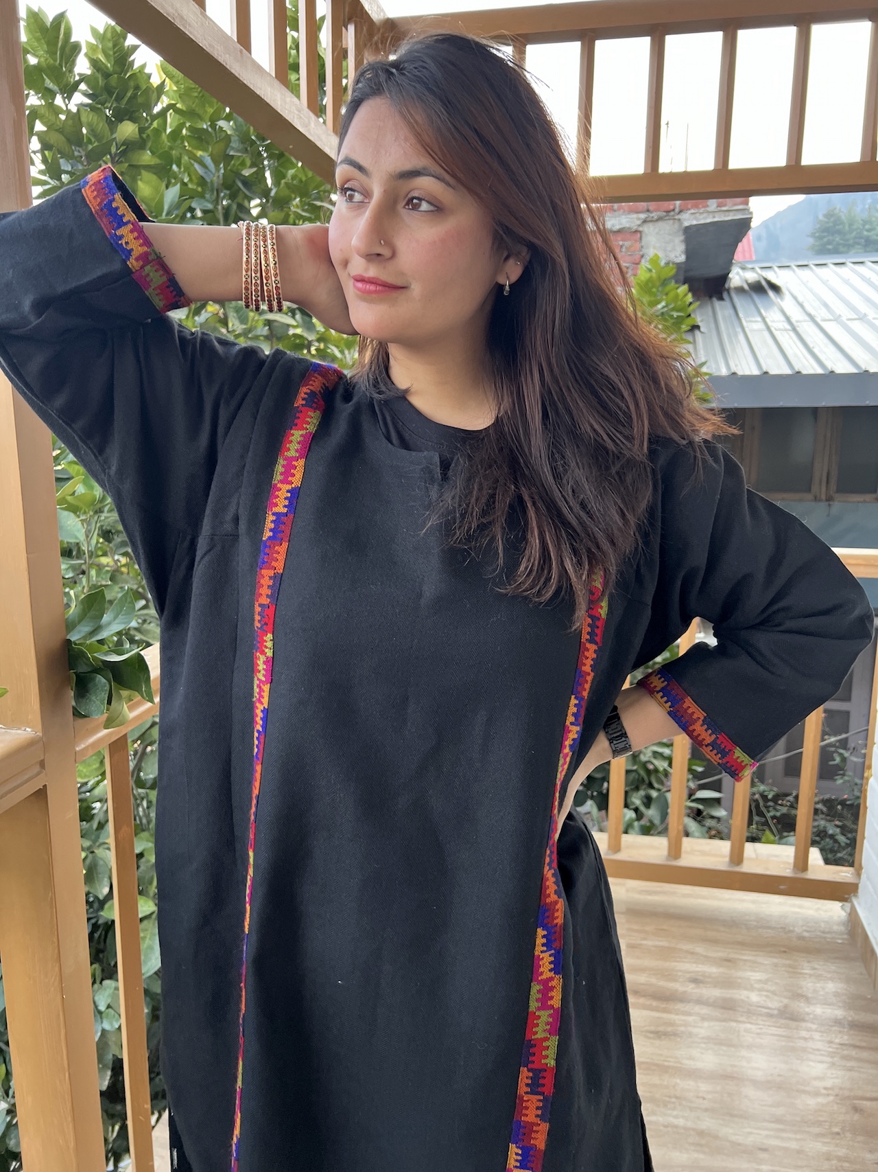 Pure wool Himachali pheran