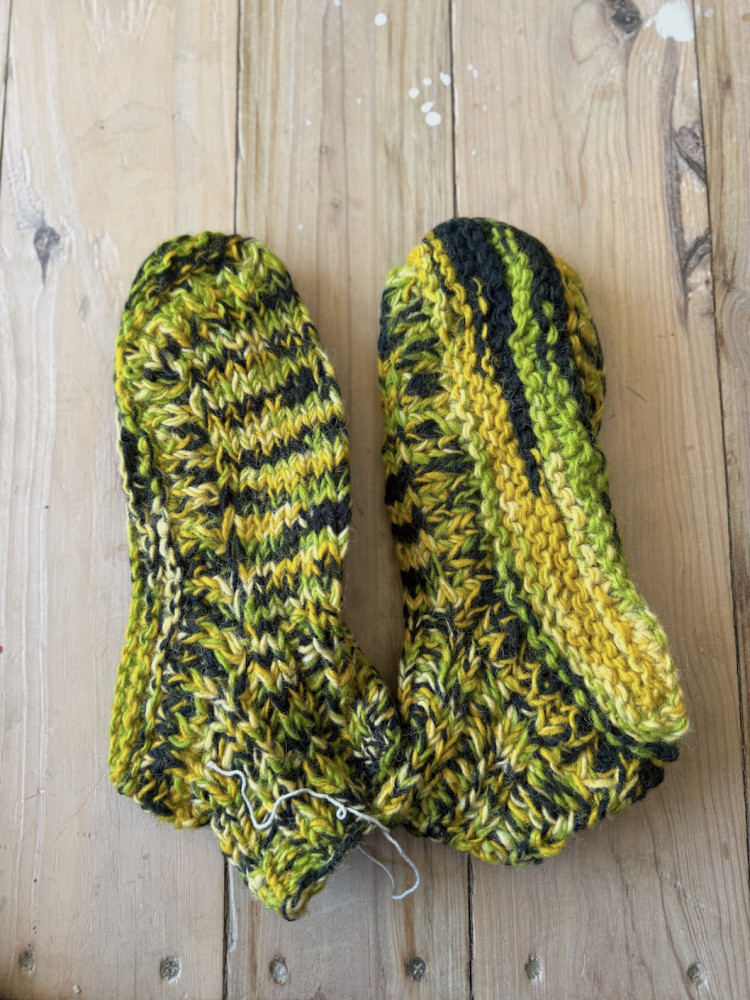 Image of Ankle Sheep wool socks with fleece lining 6