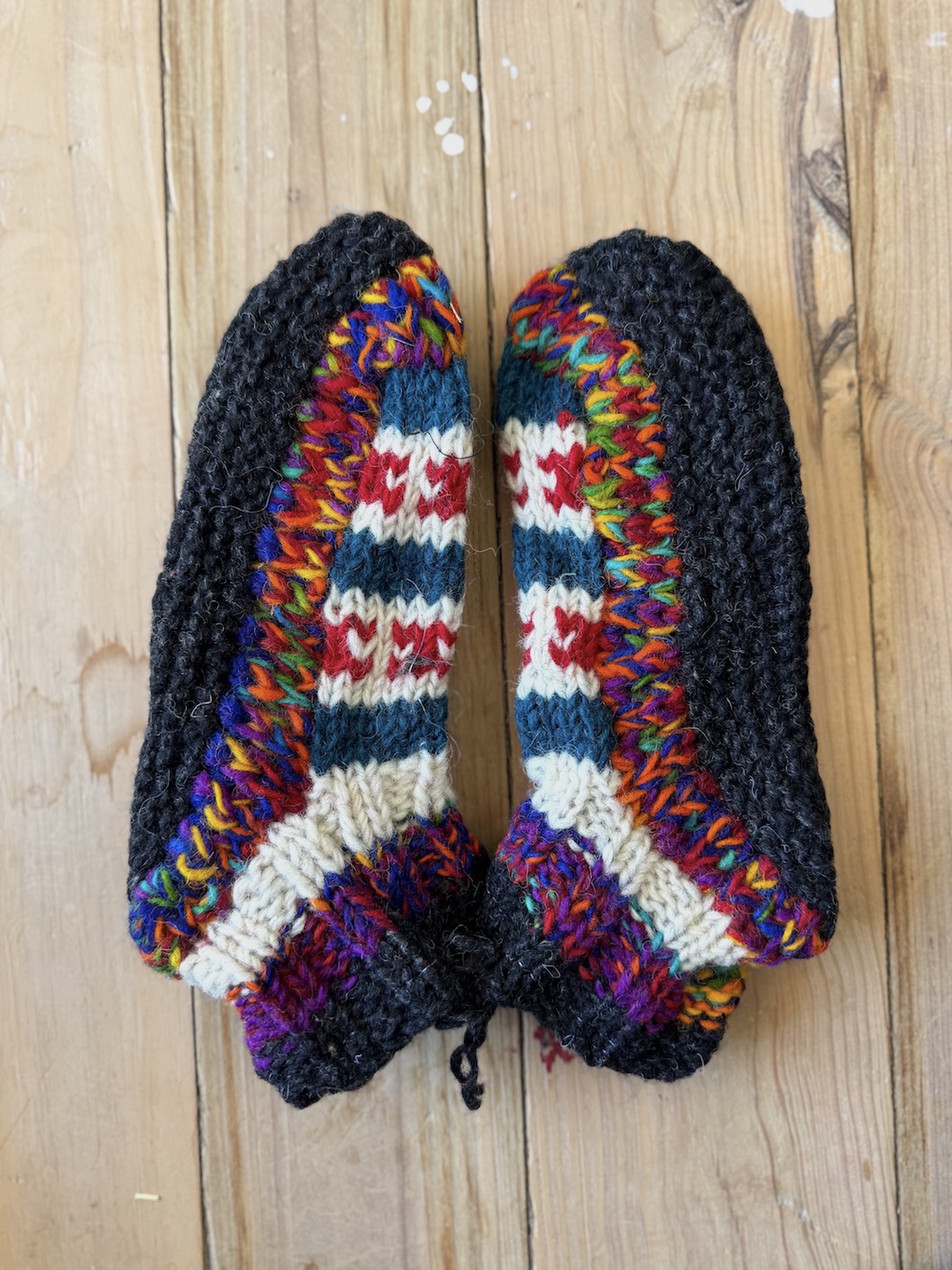 Ankle Sheep wool socks with fleece lining 4