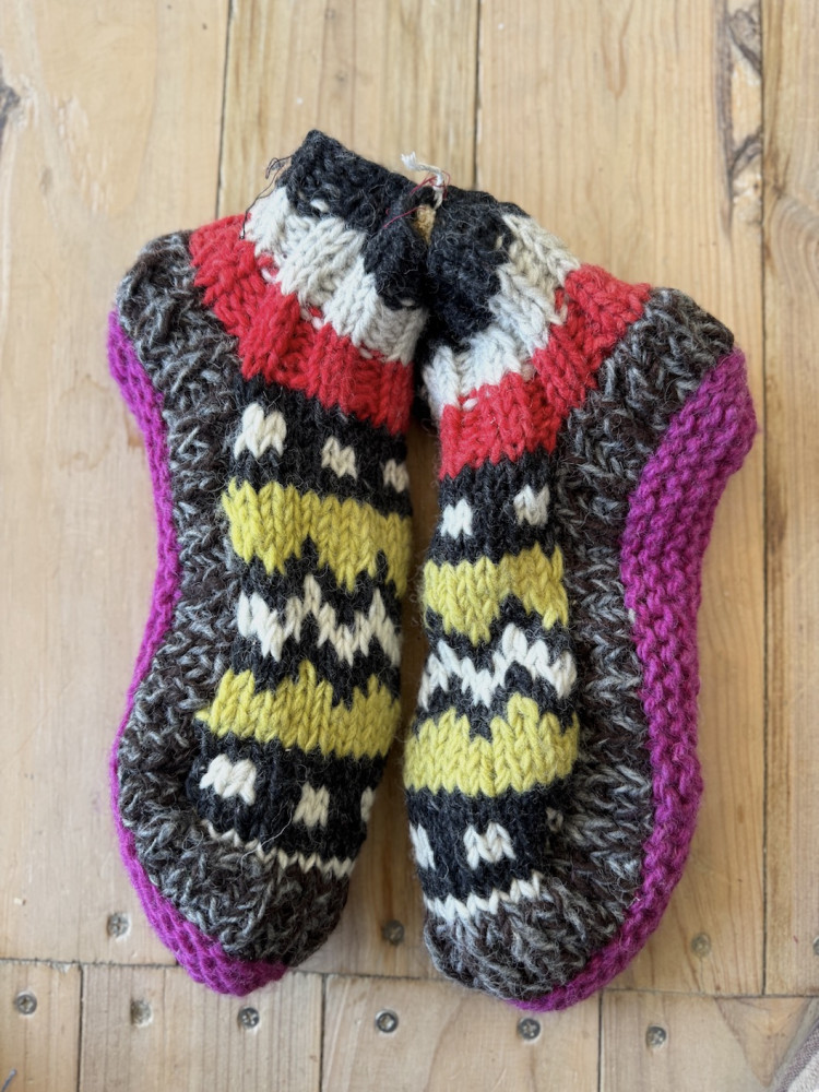 Image of Ankle Sheep wool socks with fleece lining 19