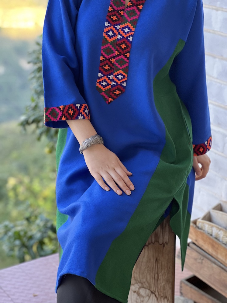 Pure wool Himachali pheran