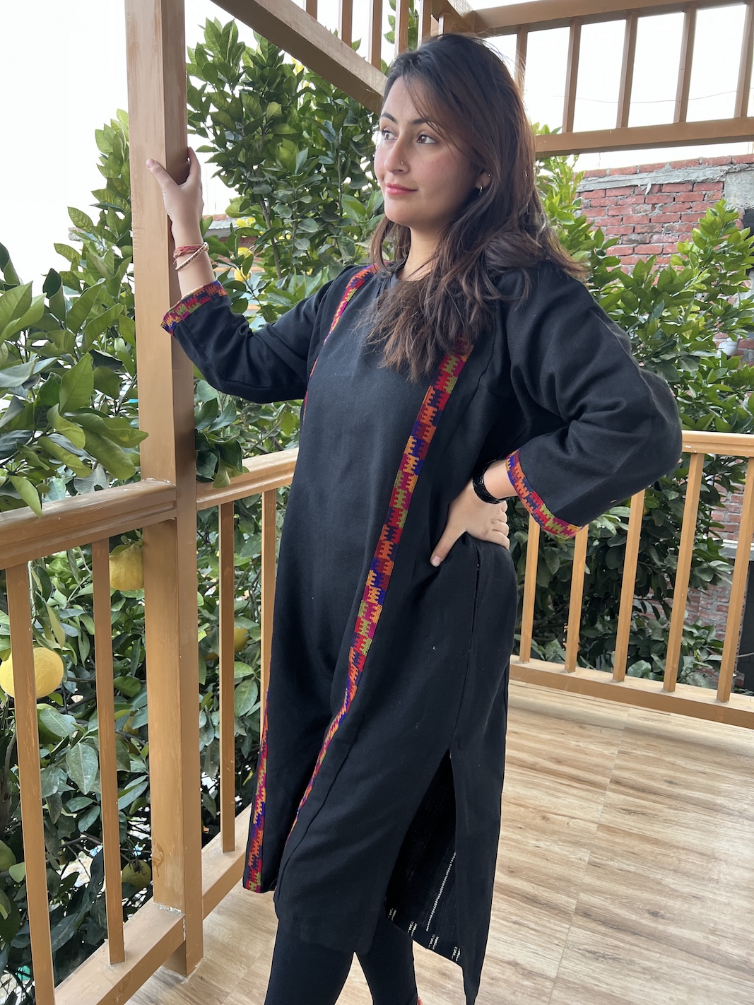 Pure wool Himachali pheran