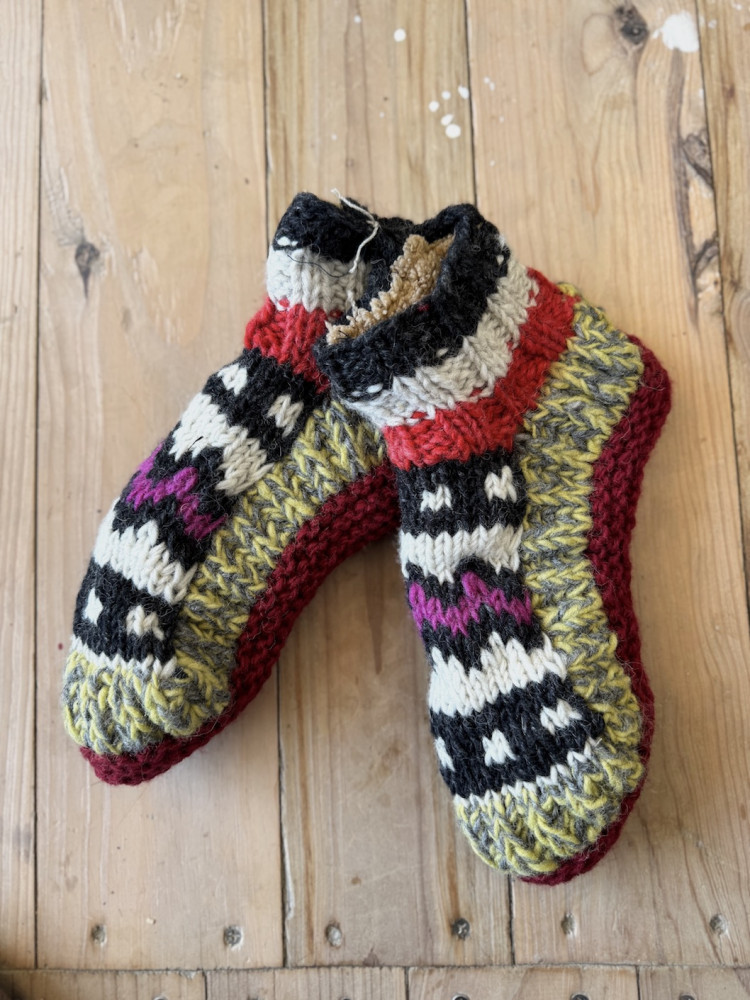 Image of Ankle Sheep wool socks with fleece lining 22