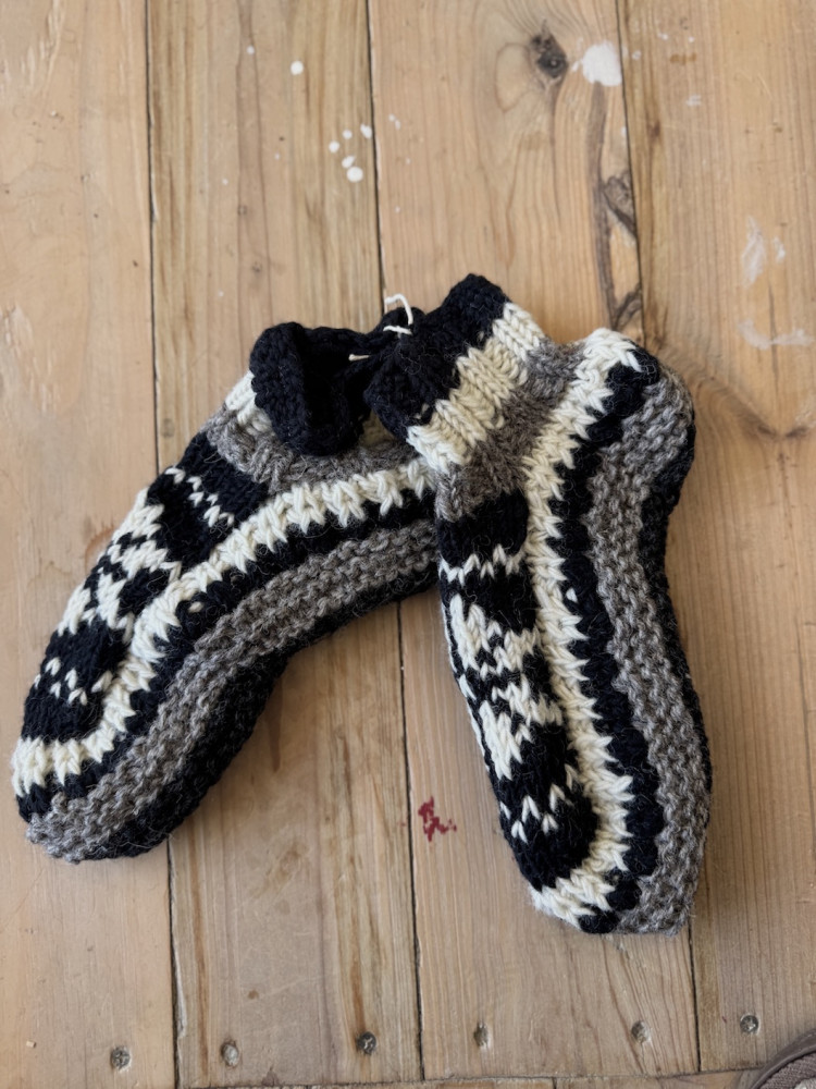 Image of Ankle Sheep wool socks with fleece lining 23