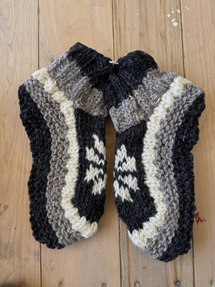 Image of Ankle Sheep wool socks with fleece lining 26