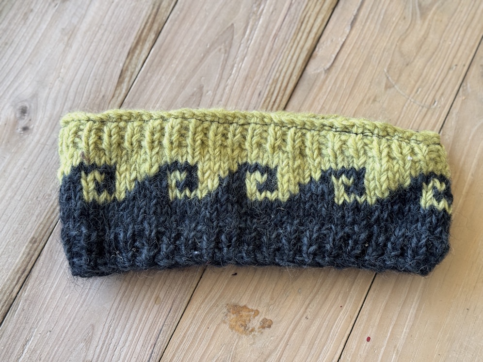 Pure wool ear warmer 10