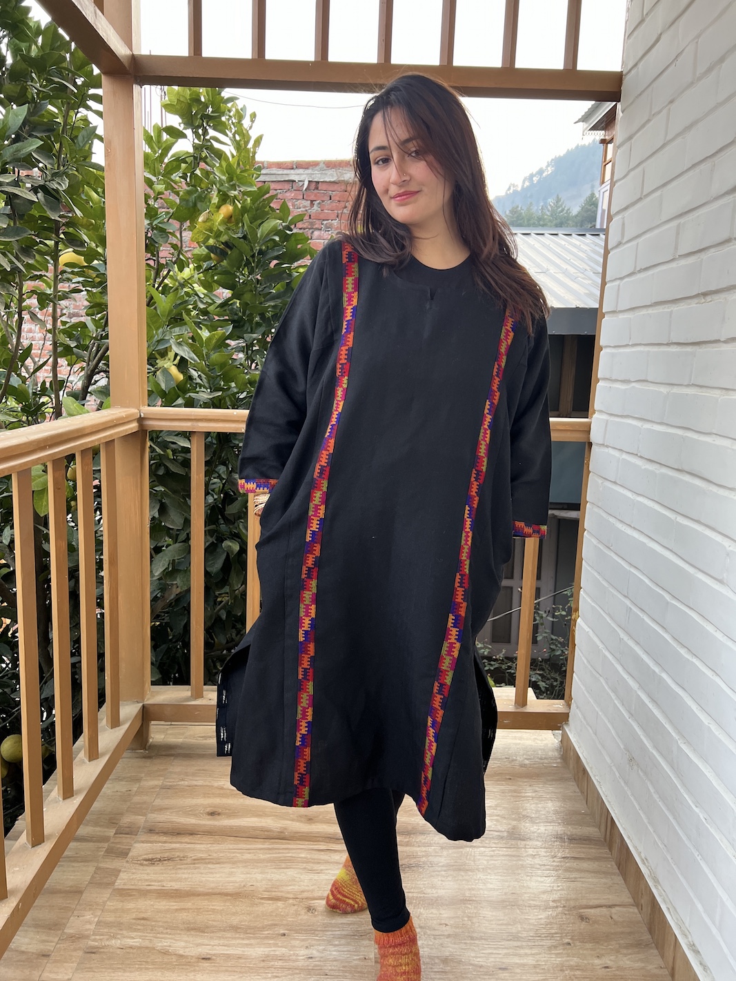 Pure wool Himachali pheran