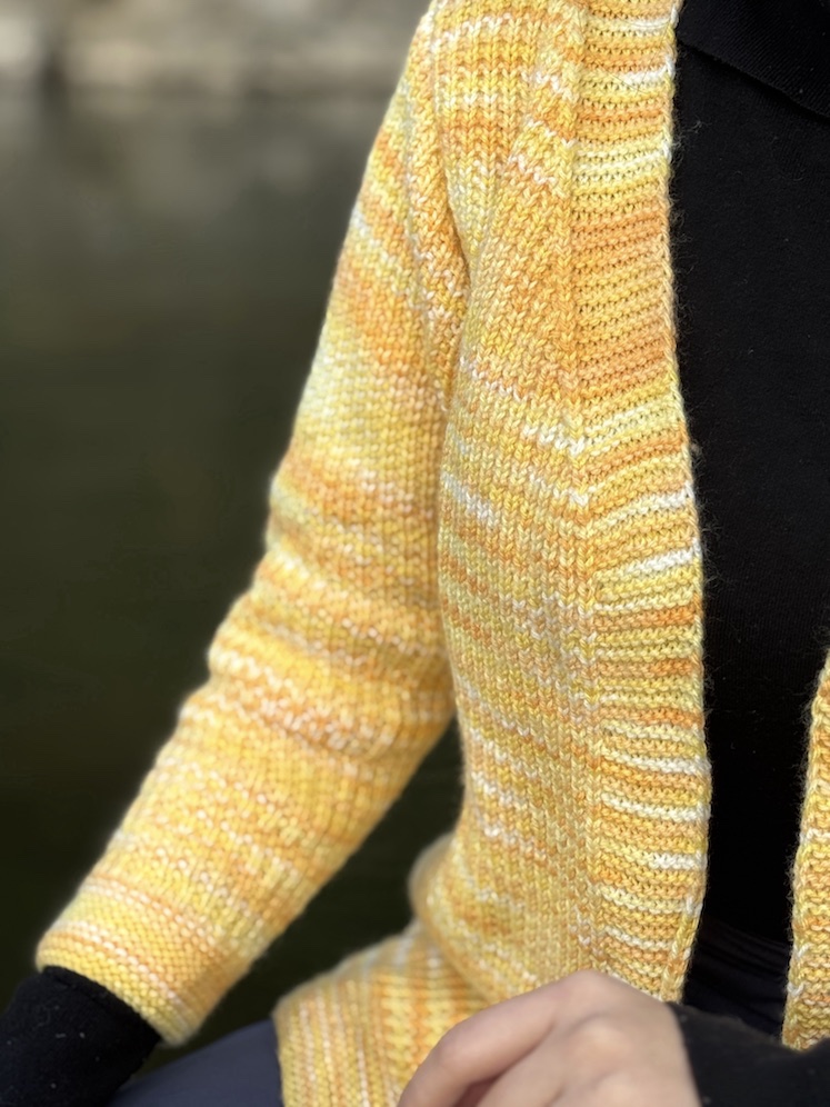 Yellow pure wool sweater