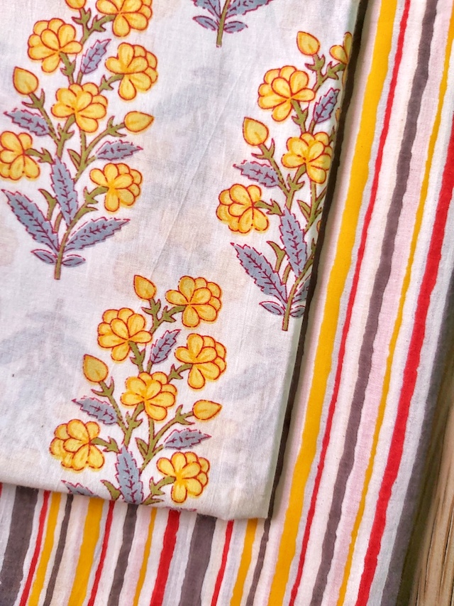 Cotton suit with kota dupatta 1