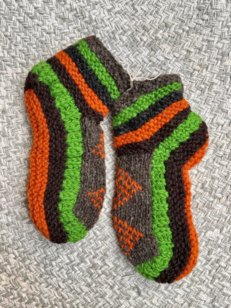 Image of Ankle Sheep wool socks with fleece lining 2