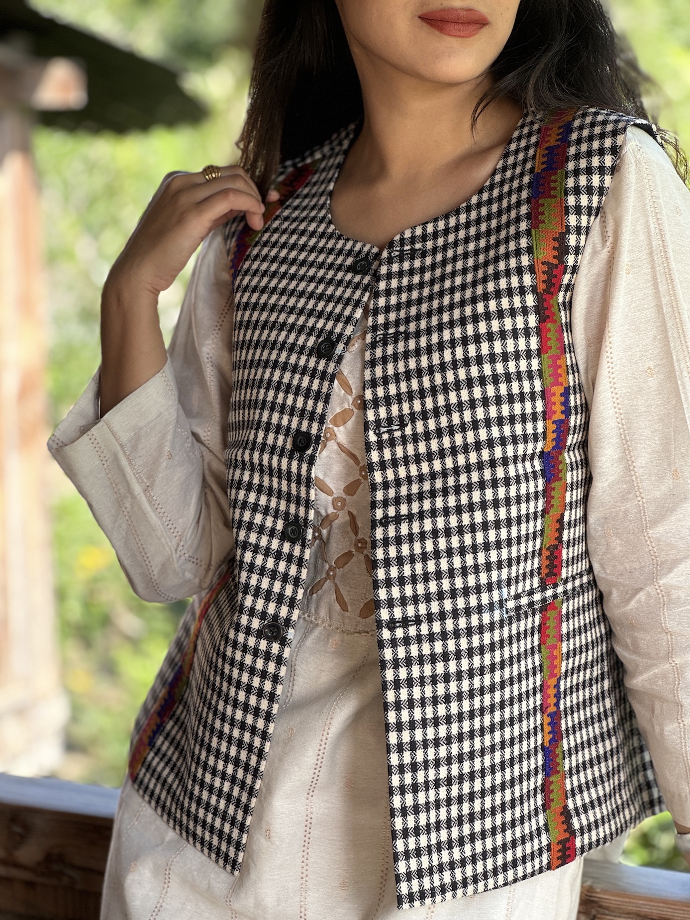 HImachali pure wool straight jacket 5