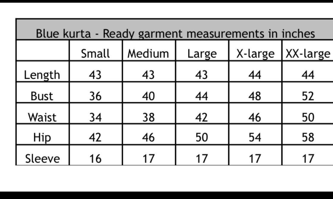 Banjaran blue floral kurta