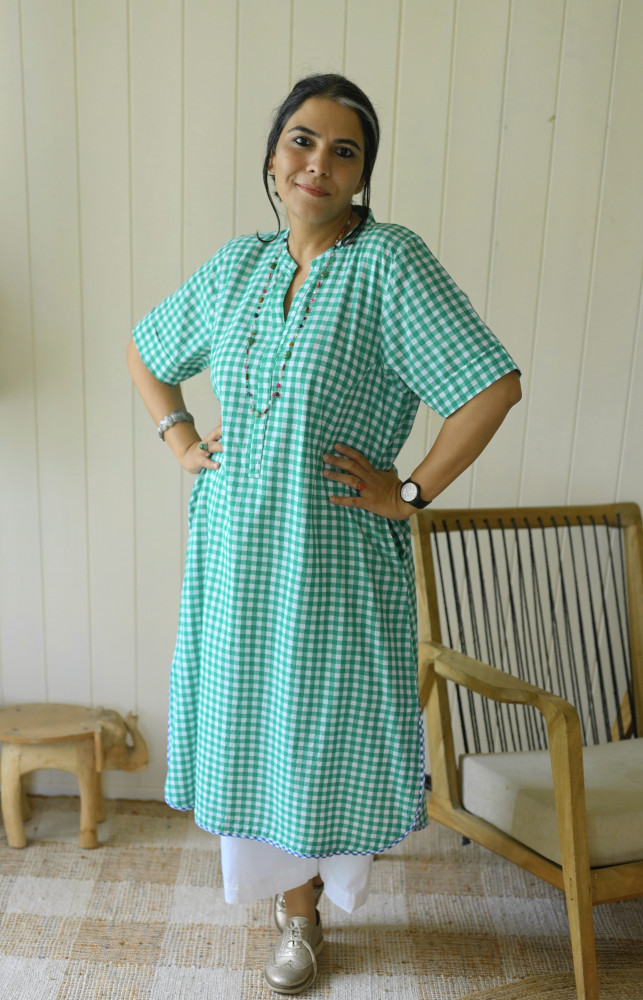Image of CHECK ME GREEN - COORD