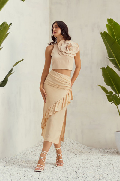 Tropical Bliss Cocktail Gown