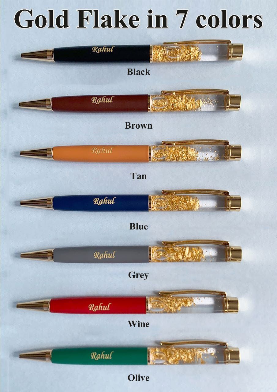 Gold Flake Pen