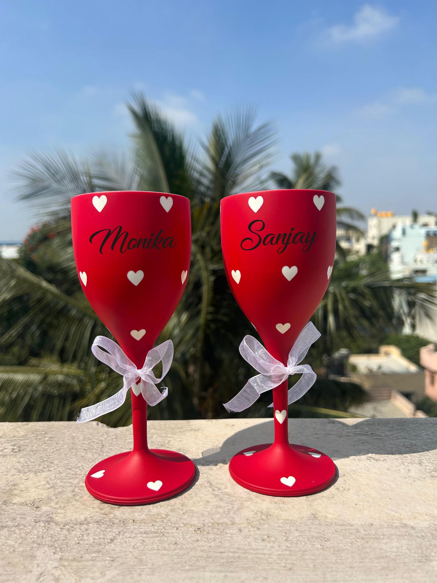 Couple wine Glass