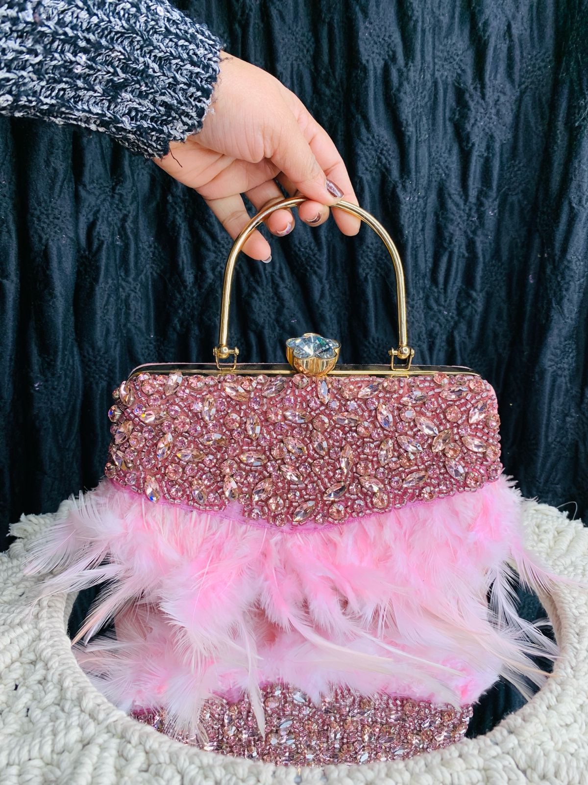 Feather Clutch Bags