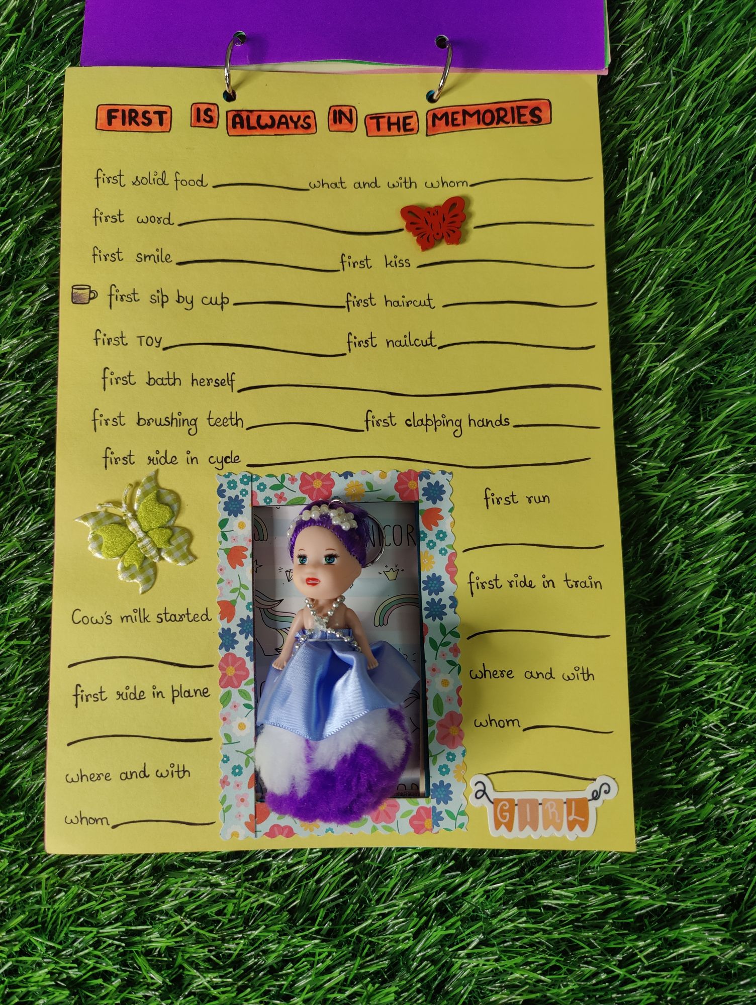 Milestone Tracker - Baby Girl