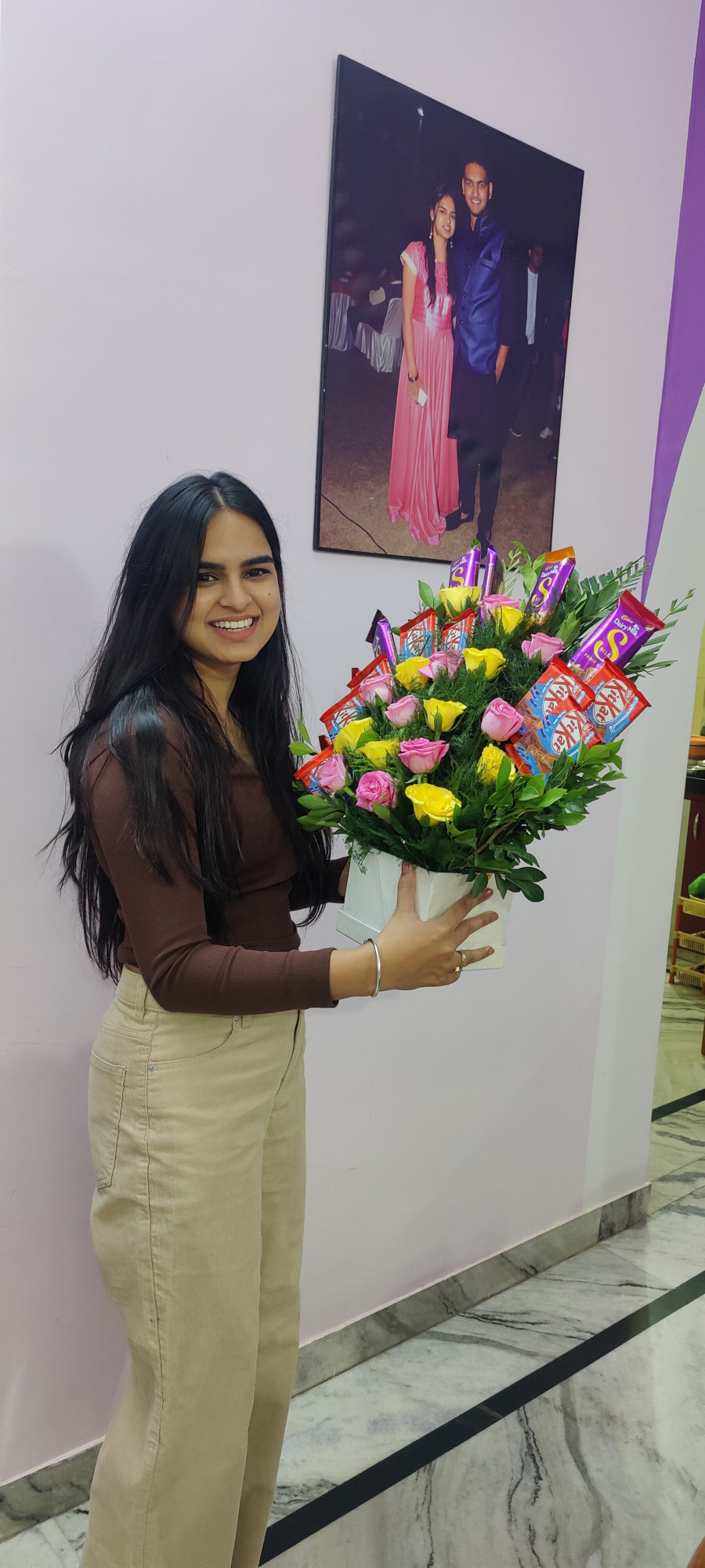 Choco-Floral Delight