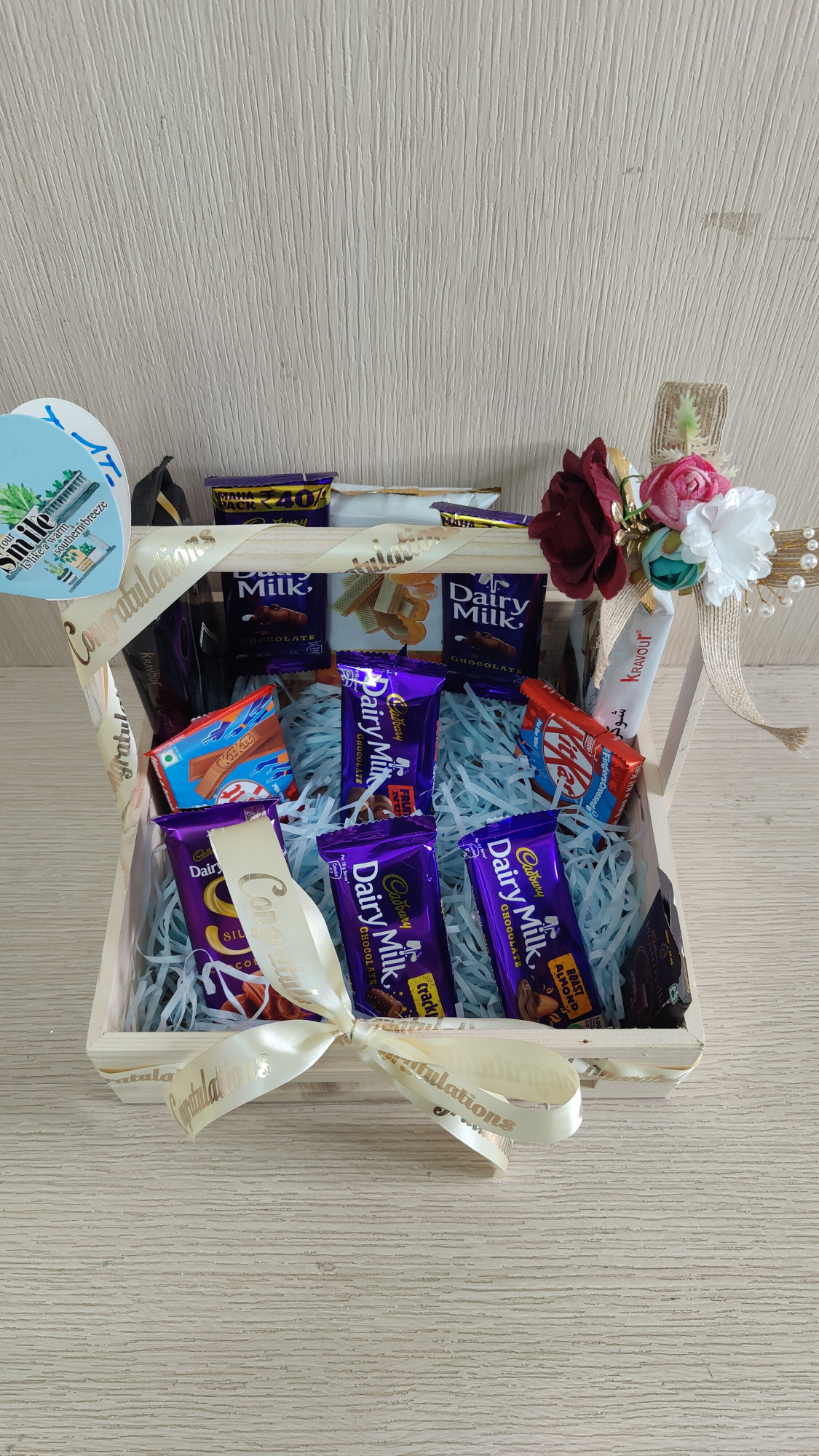 Golden Choco Basket