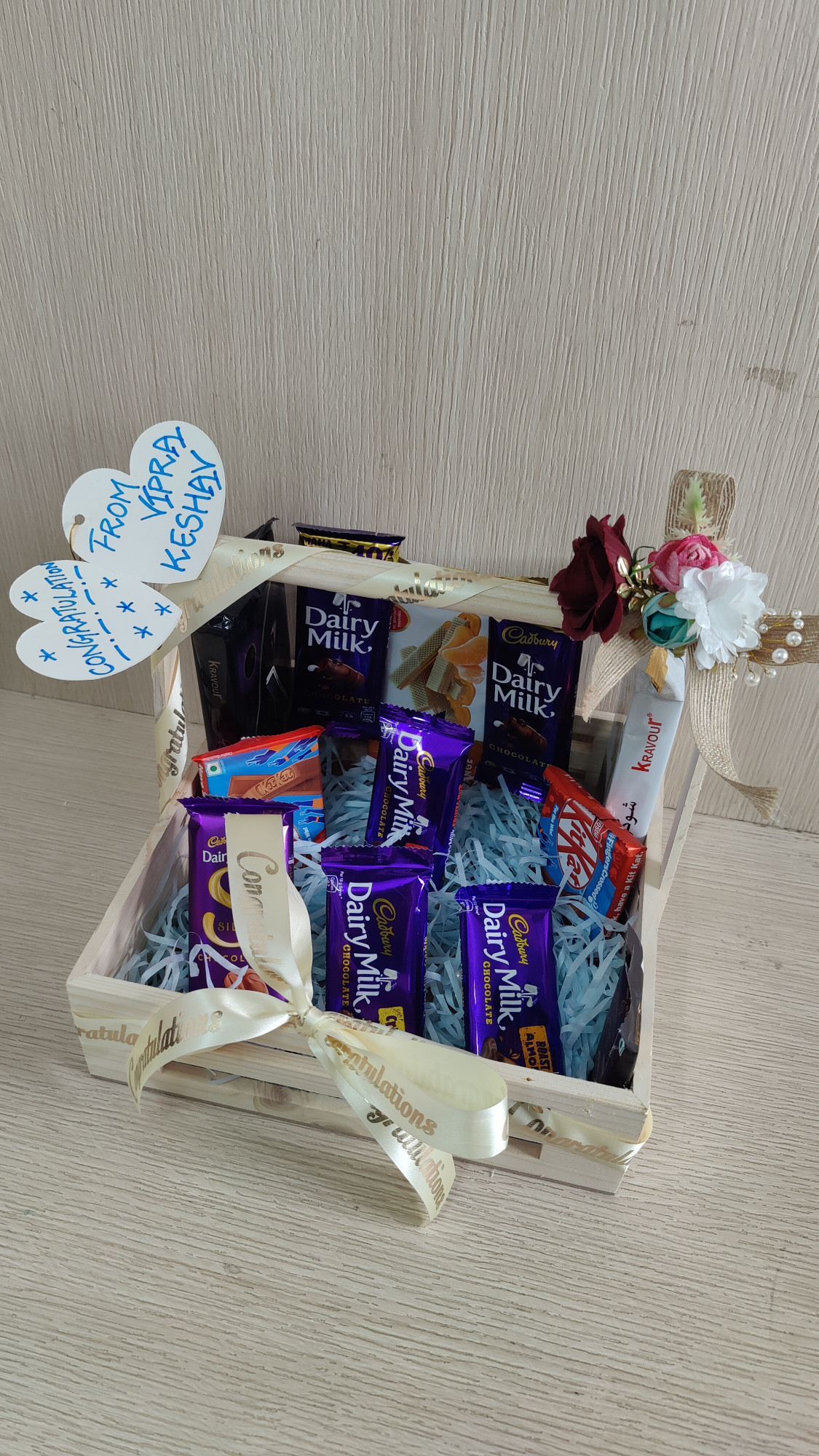 Golden Choco Basket