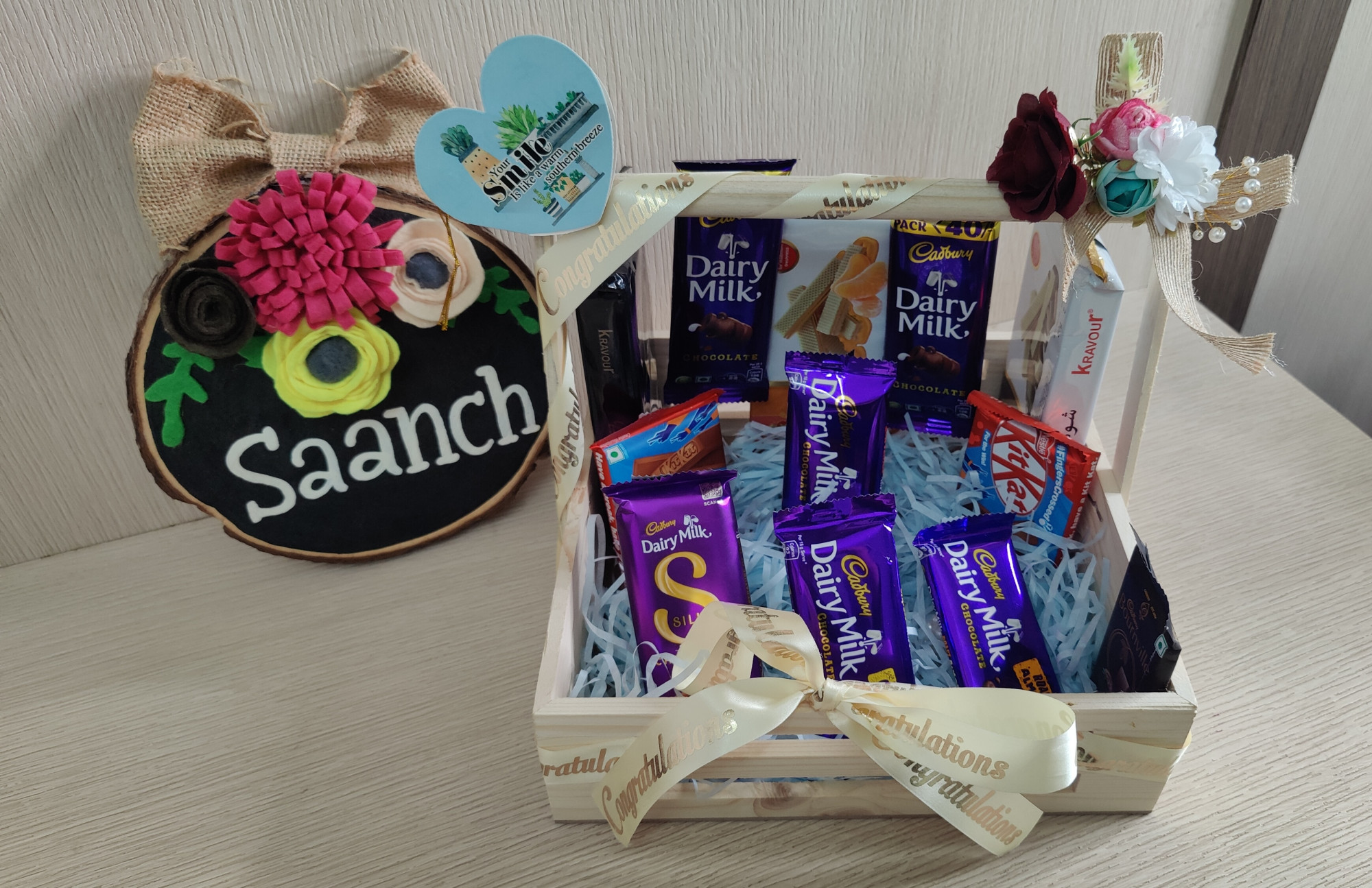 Golden Choco Basket