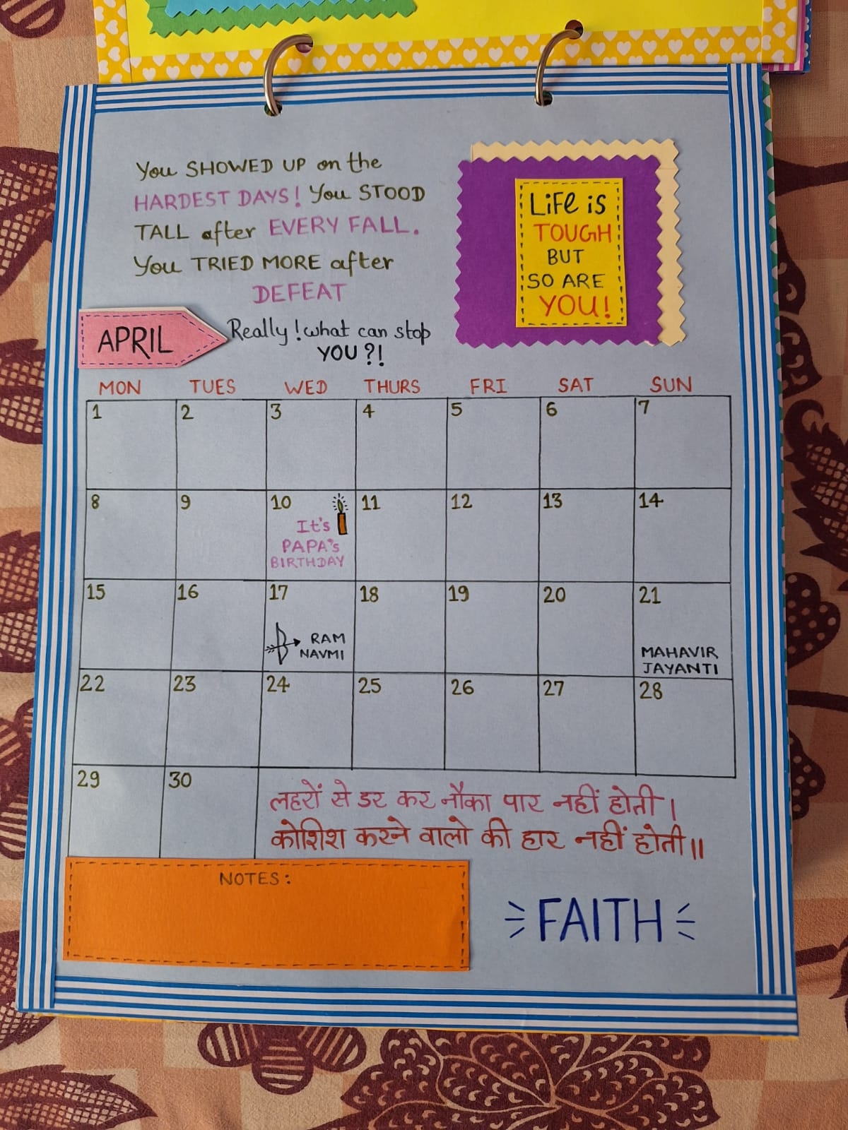 A Yearly Journal - Chronicles of Reflection