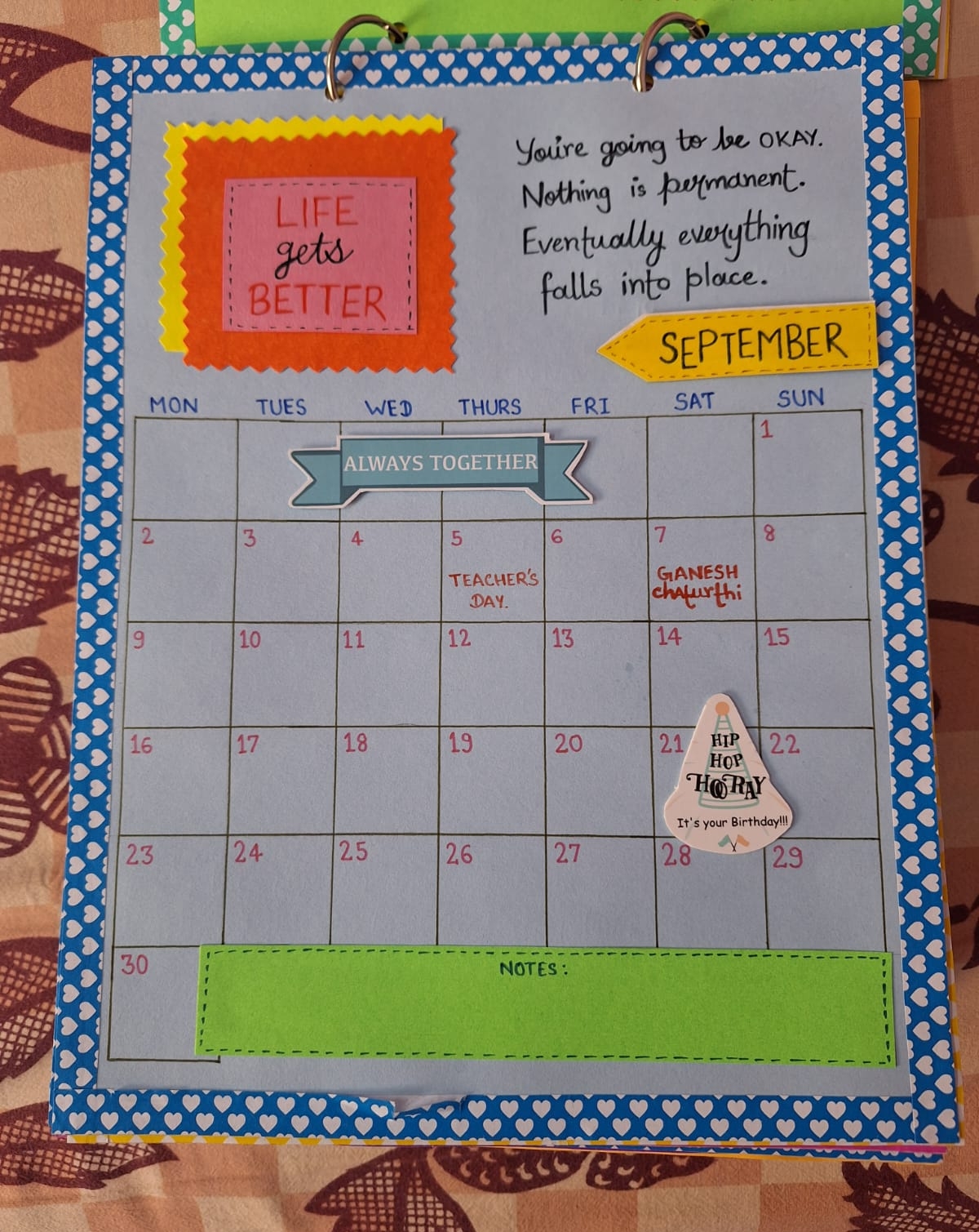 A Yearly Journal - Chronicles of Reflection