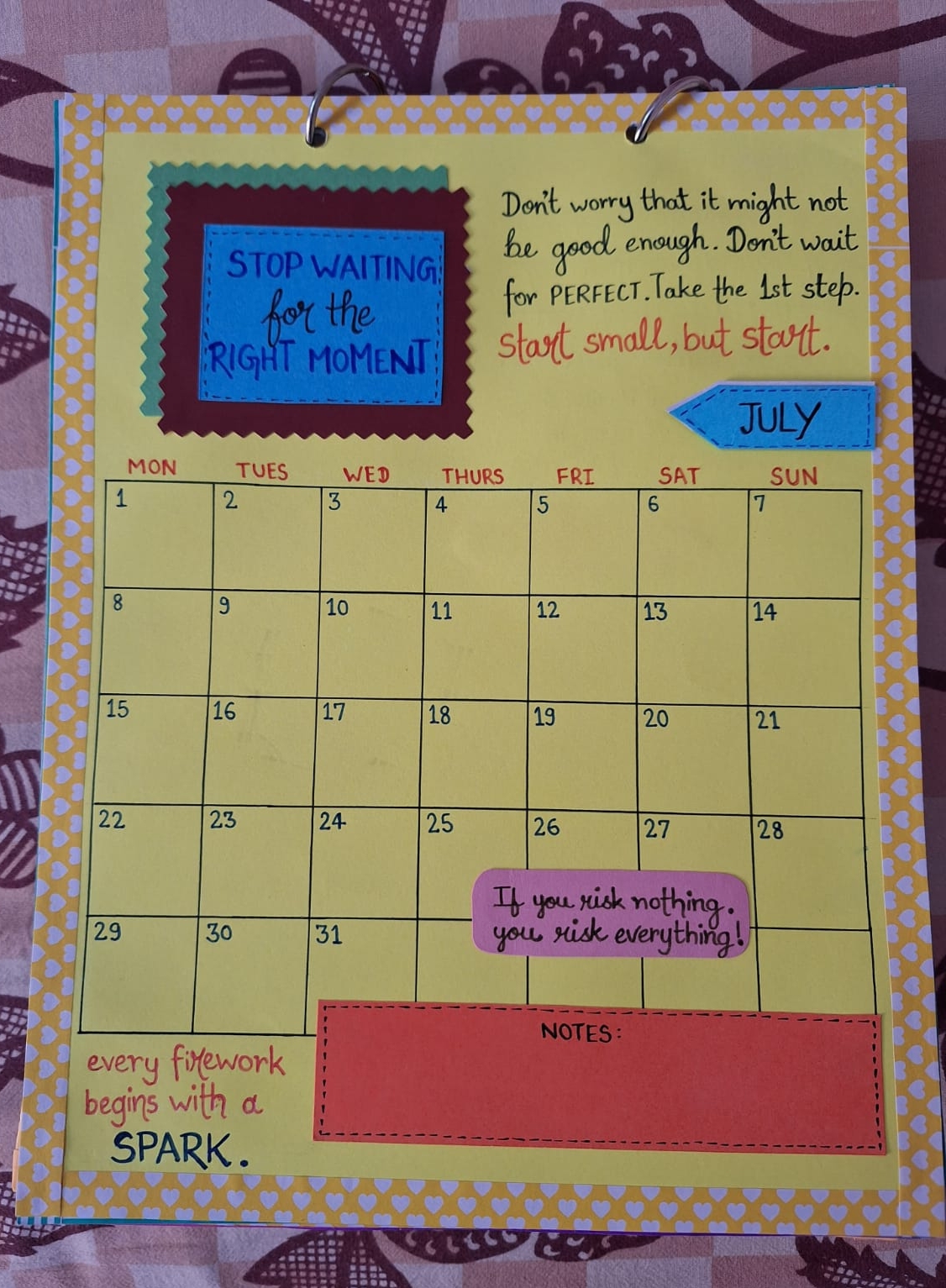 A Yearly Journal - Chronicles of Reflection