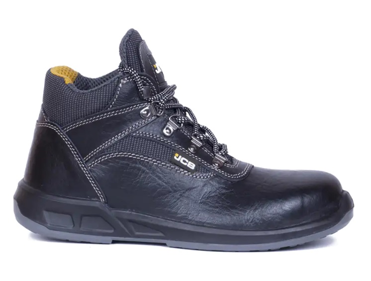 JCB EXCAVATOR S1 Breathable Leather Ankle Safety Boot