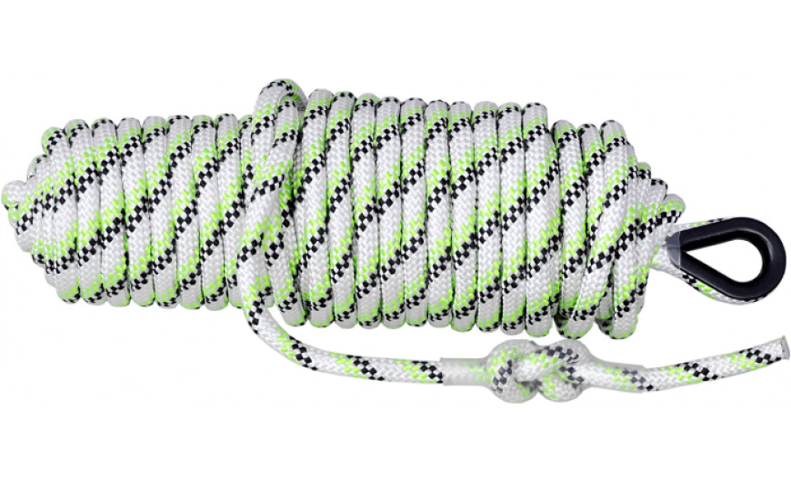 ANCHORAGE LINE 30 MTS LONG KERNMANTLE SEMI STATIC ROPE 12MM
