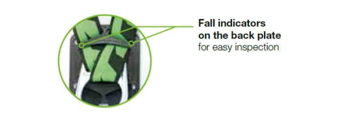 1032843 Miller H-Design 2 points Harness Mating D-ring Provided with Mating buckles and Front D-ring Size 1