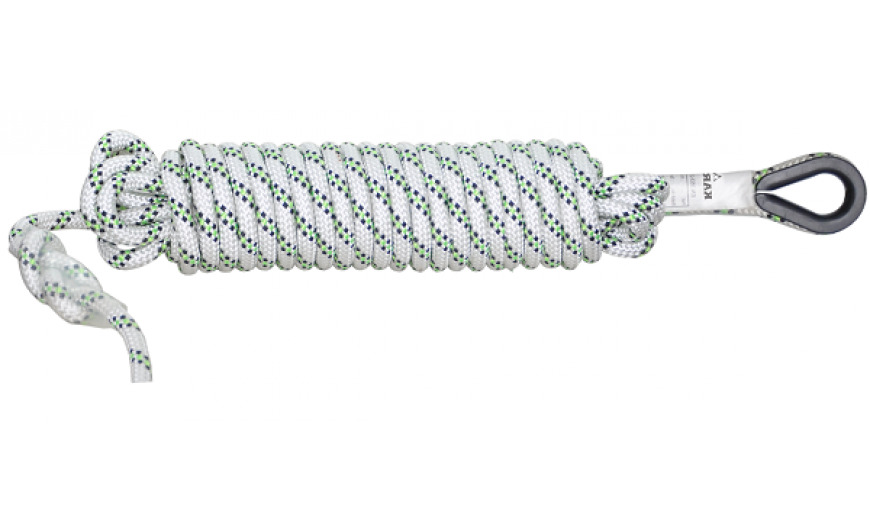ANCHORAGE LINE 50 MTS LONG KERNMANTLE SEMI STATIC ROPE 12MM