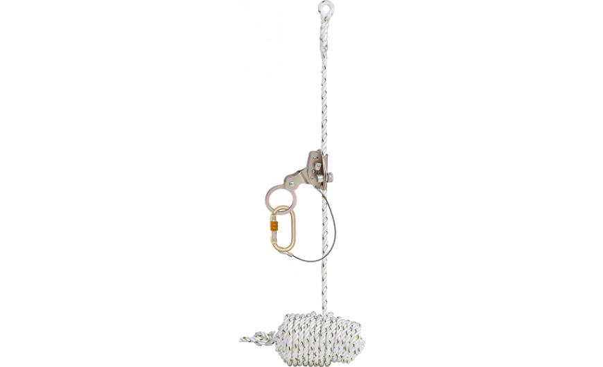 OPENABLE STAINLESS STEEL ROPE GRAB WITH KARABINER
