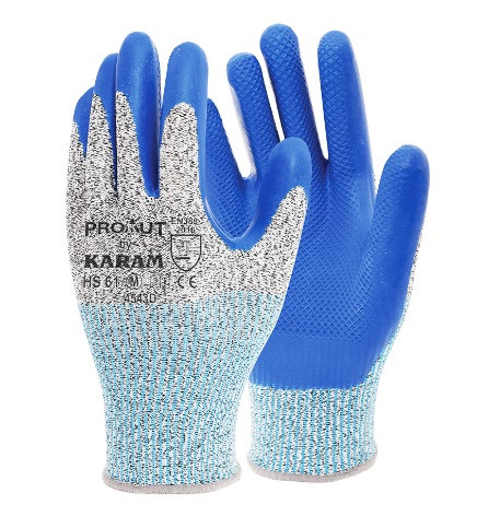 HPPE Liner with Blue Latex Coating SKU HS61