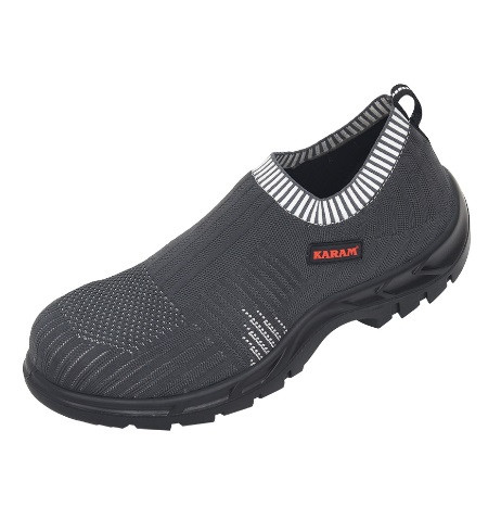 Flytex Grey Sporty Slip-on Safety Shoes SKU FS201