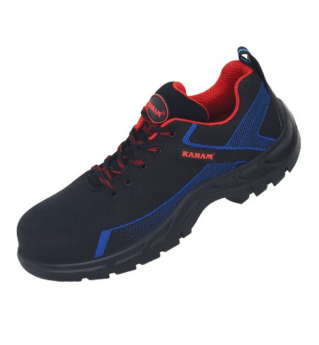 Flytex Black and Blue Sporty Safety Shoes SKU FS204