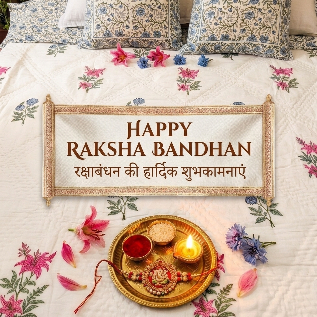 Raksha Bandhan thali with rakhi threads and mithai – Celebrate the Unbreakable Bond, best rakhi gifts for sister