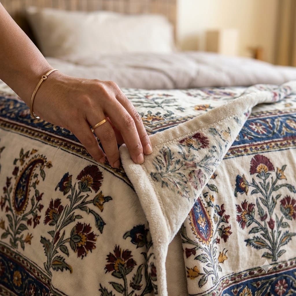 hand block print bedsheet worth the investment craftsmanship close-up